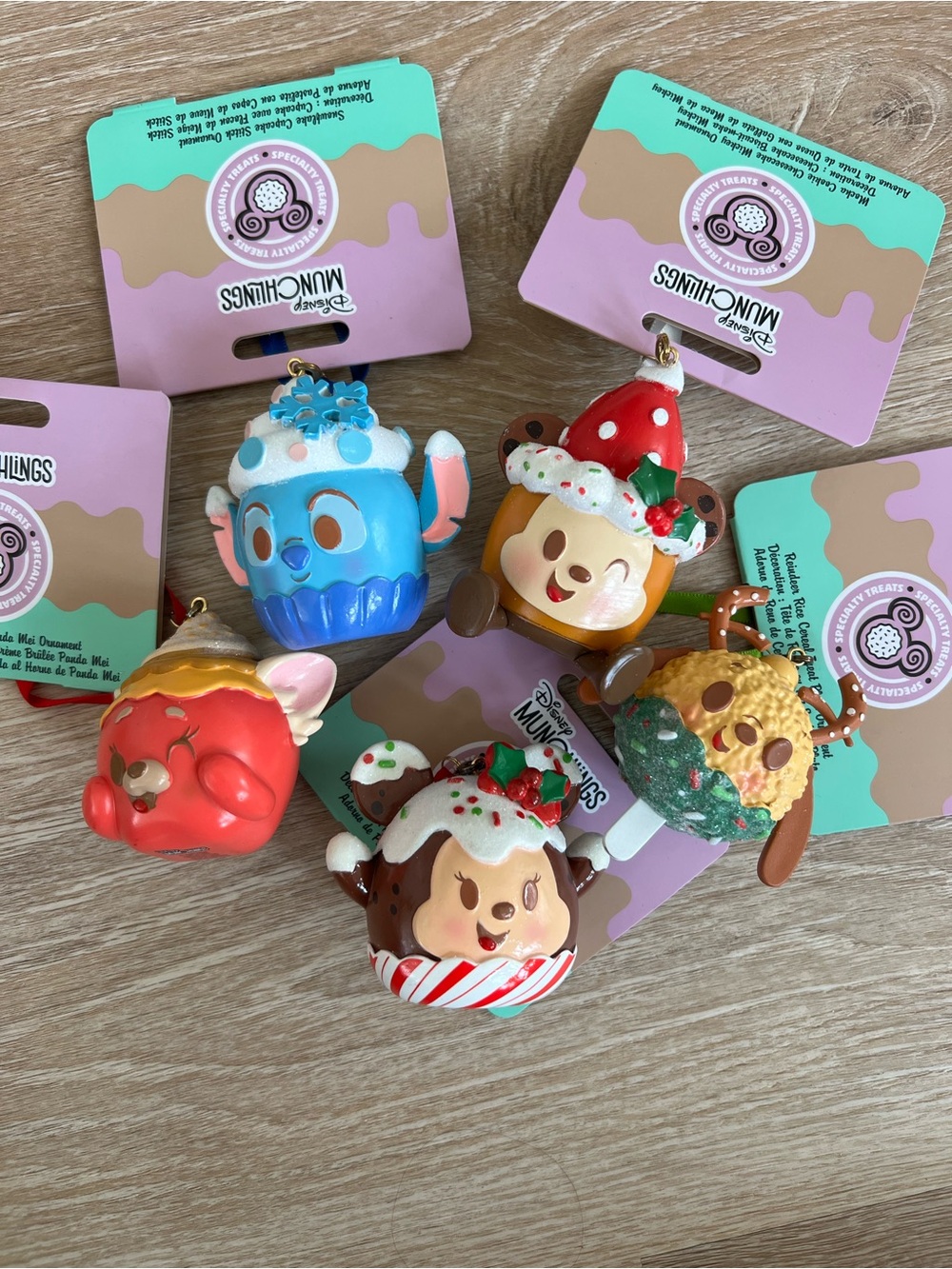 Disney Munchlings Holiday Ornaments